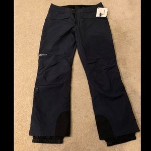 Marmot black womens snow pants